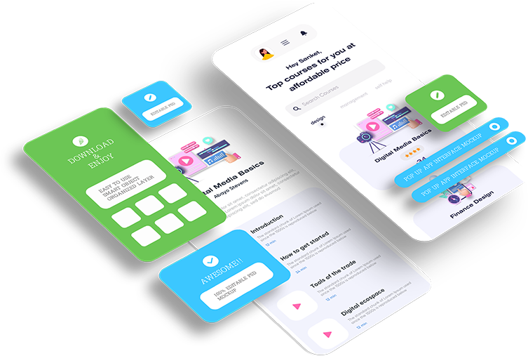 Hybrid App Mockup