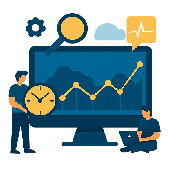 Real-time monitoring illustration
